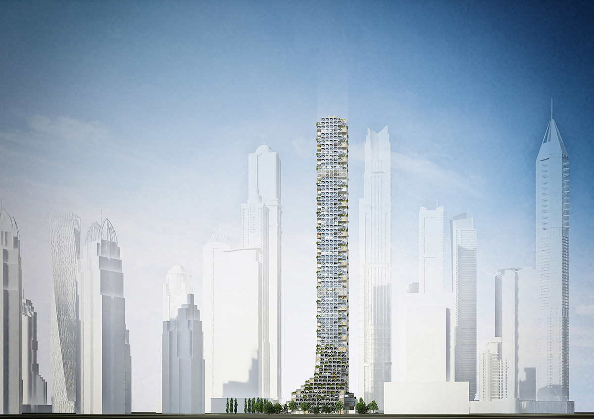 Дубаи - модульный небоскреб