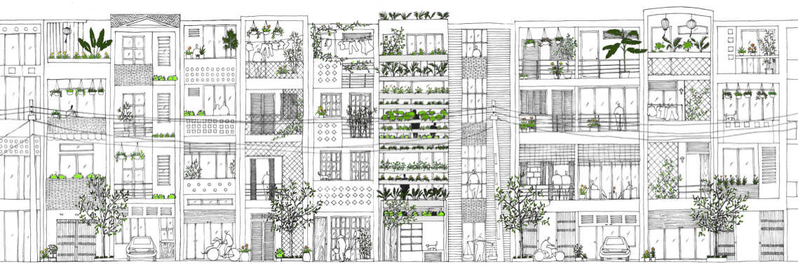 Проект дома с системами озеленения